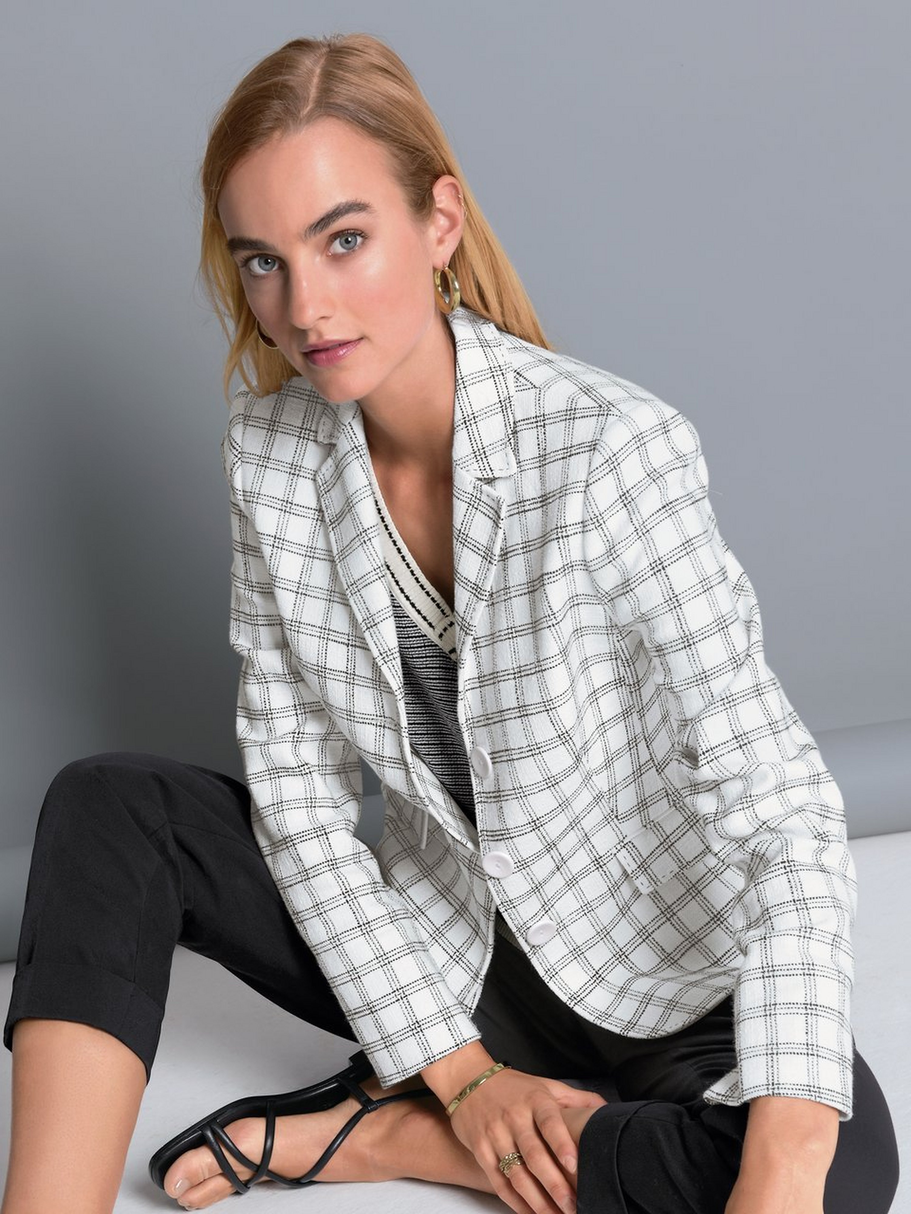 Blazer mit Reverskragen