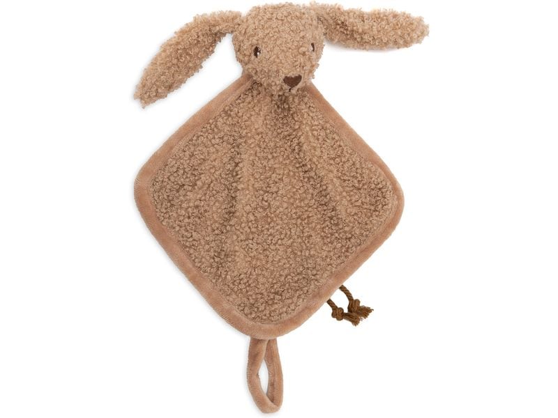 Jollein Schmusetuch Bunny Riverside Kuscheltuch mit süssem Hasengesicht