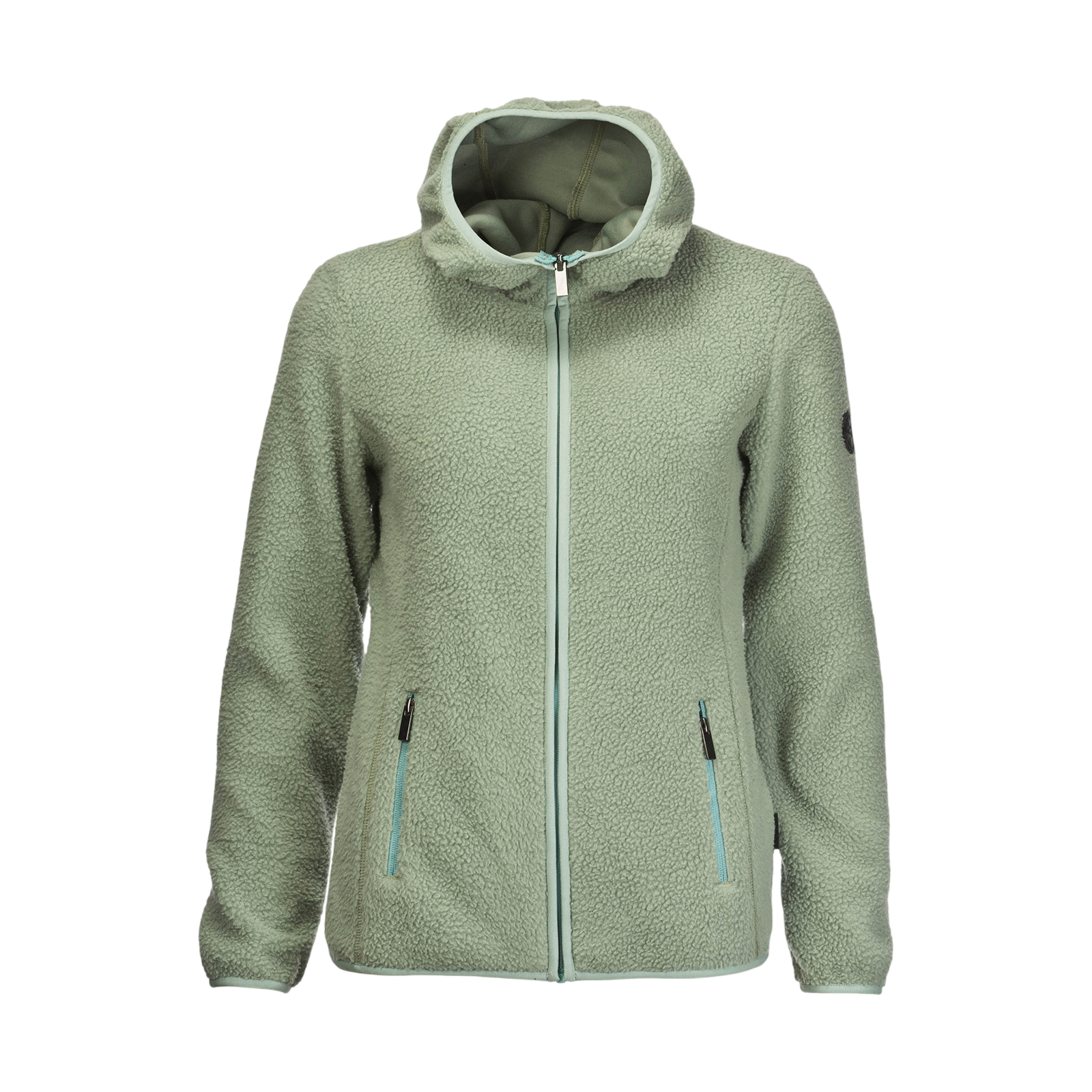 Frauen Sherpa Jacke Bee green bay