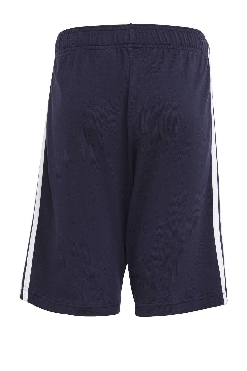 sweatshort donkerblauw/wit