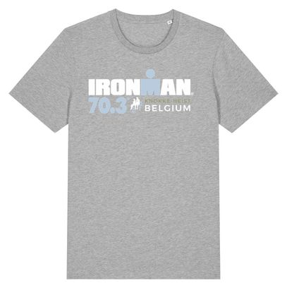 T-Shirt Manches Courtes Ironman 70.3 Belgium Gris Homme