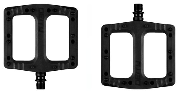 Paire de Pédales Plates Deity Deftrap Noir