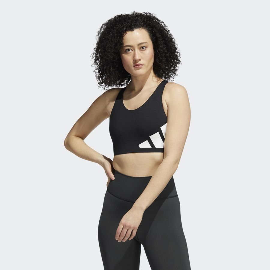 adidas Brassière Ultimate Alpha - Noir/Blanc Femme