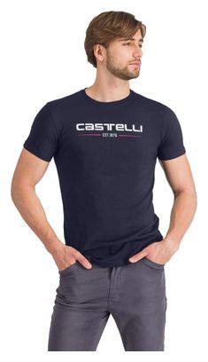 T-Shirt Castelli '76 Homme Bleu