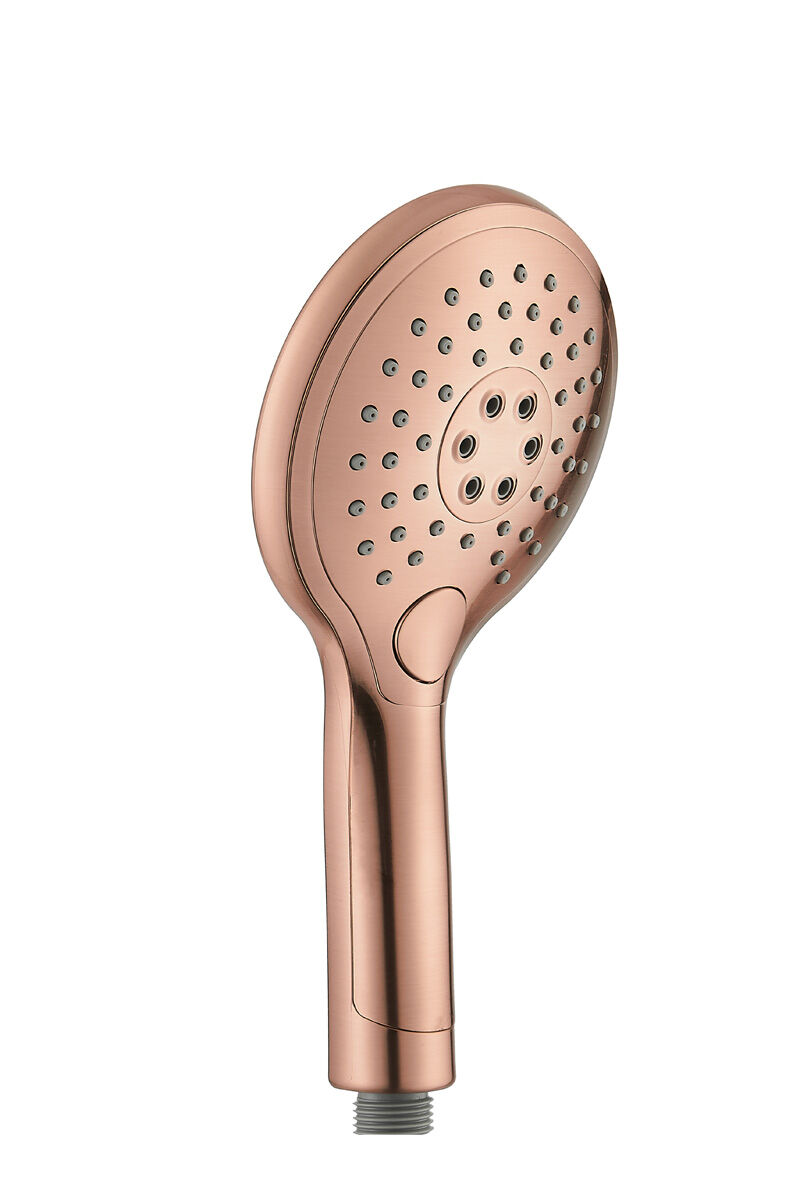 Saniclear Evolution opbouw regendouche met 20cm hoofddouche en 2 standen handdouche geborsteld koper