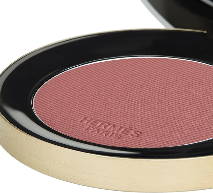 HERMÈS Rose Hermès, silky blush powder, Rose Feu