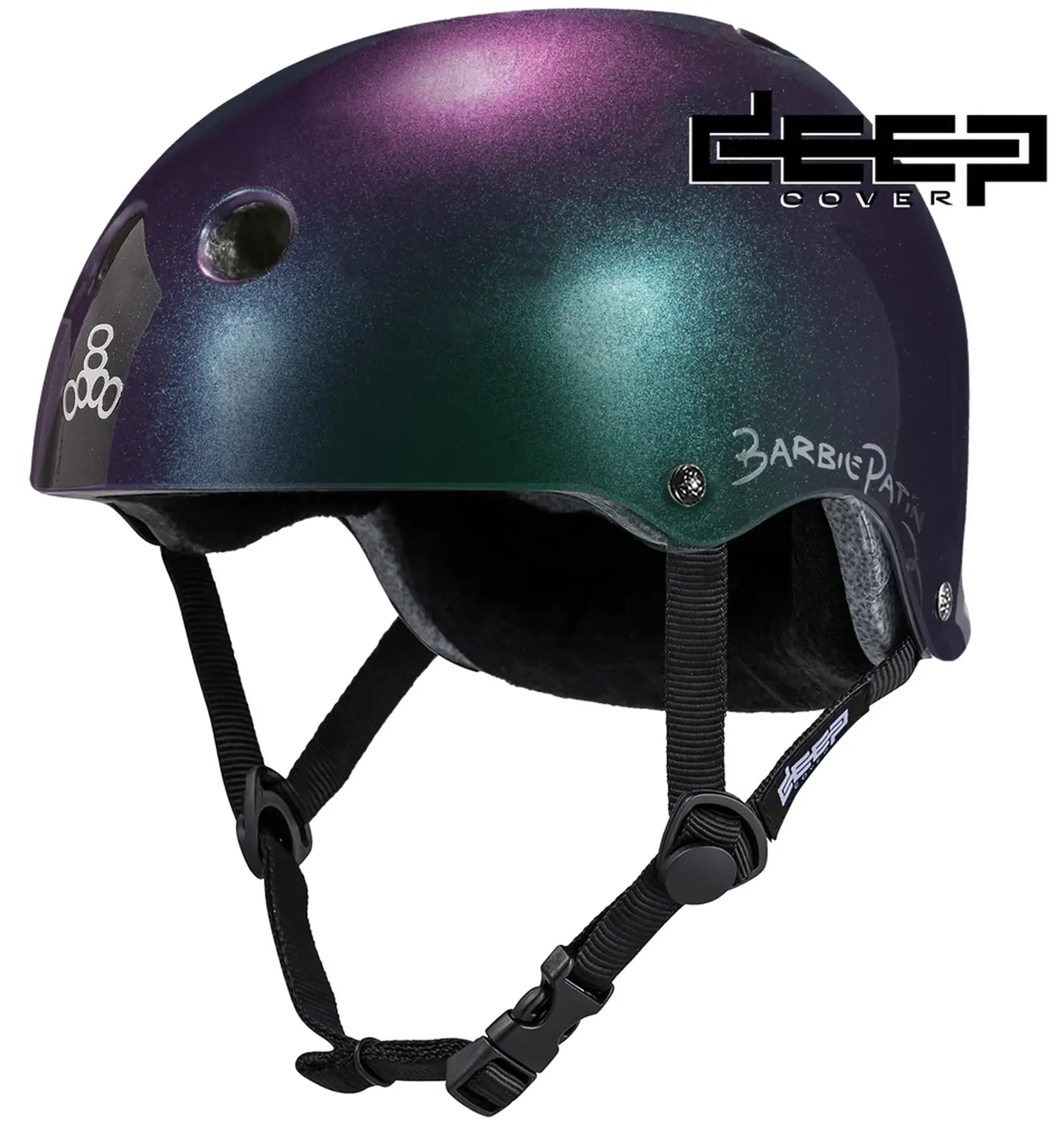 Triple Eight Barbie Patin Deep Cover Hjelm - Hjelme