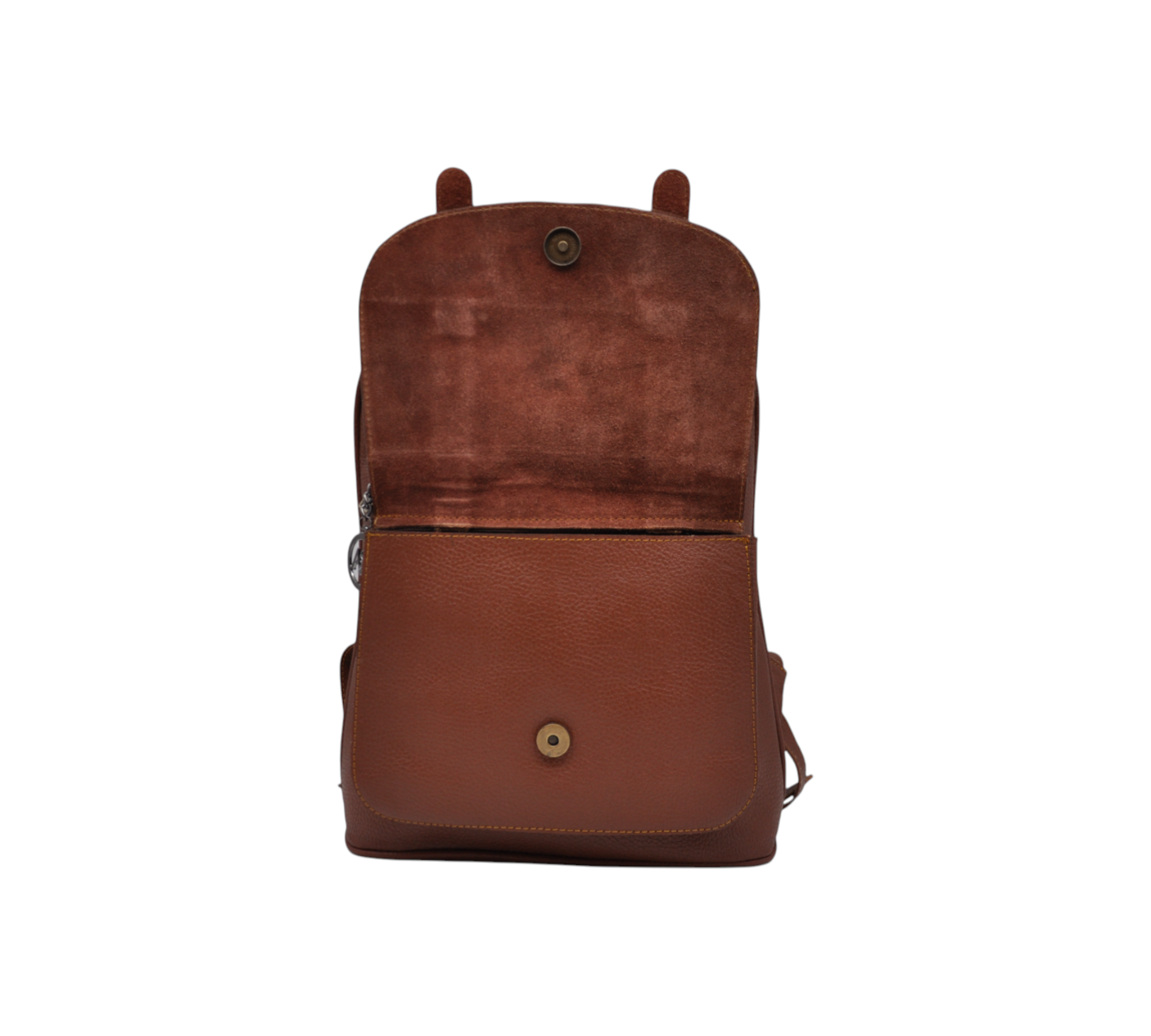Luxe leren dames rugtas