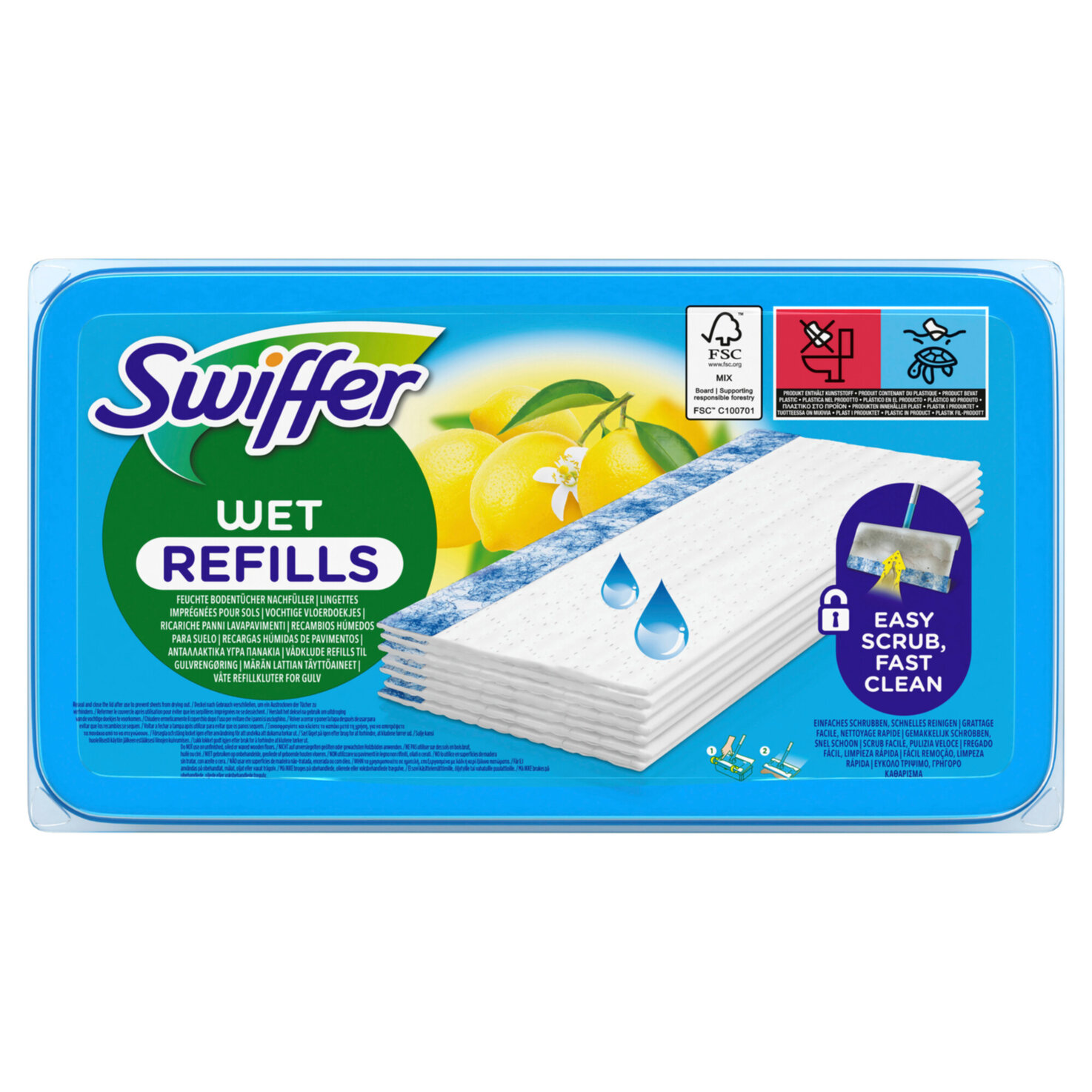 Swiffer feuchte Bodentücher, 24 Stück