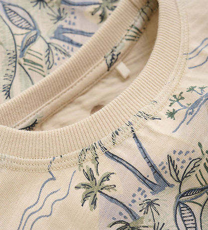 En Fant T-shirt - Slub - Cement m. Print