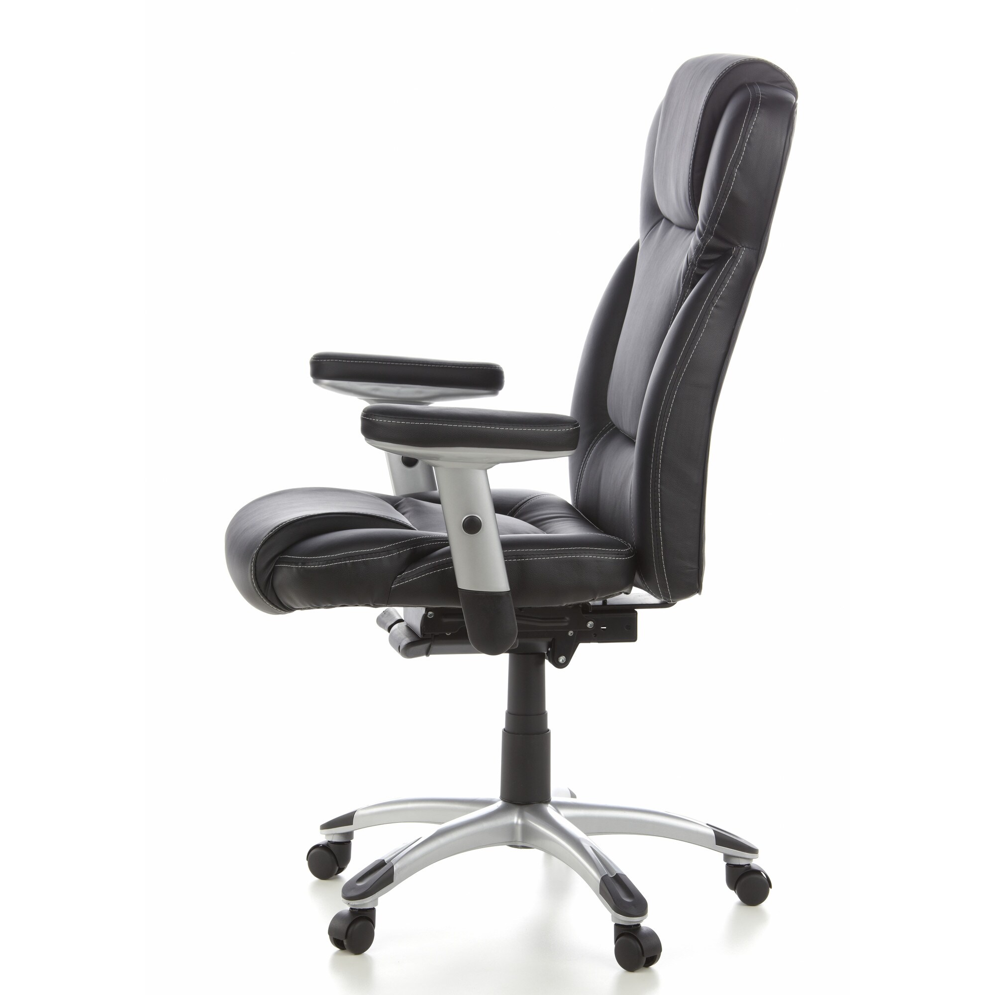 Profi Chefsessel EMBASSY 200 Leder mit Armlehnen (höhenverstellbar) hjh OFFICE
