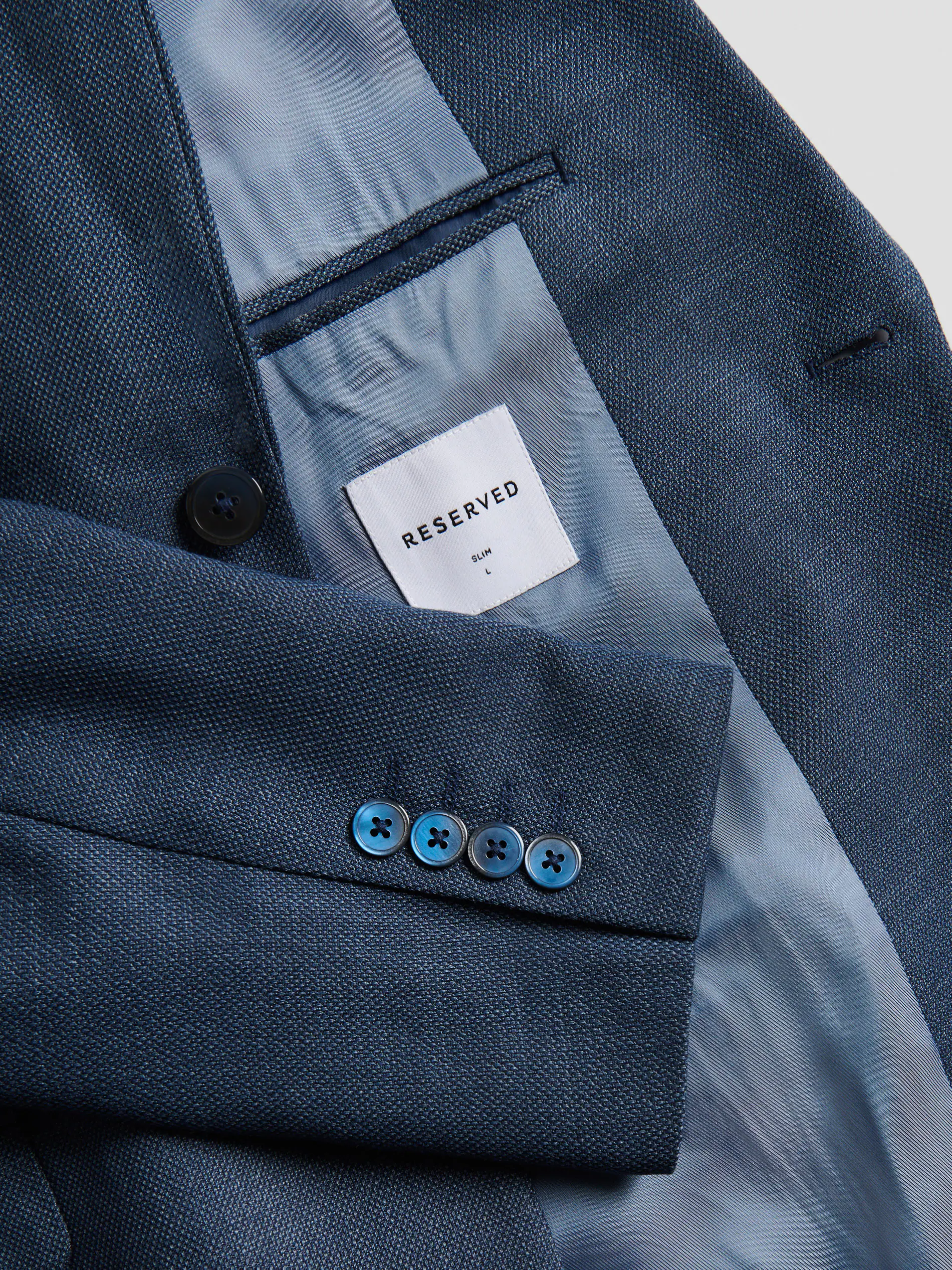 Blazer im Slim-Fit mit Viskosegemisch