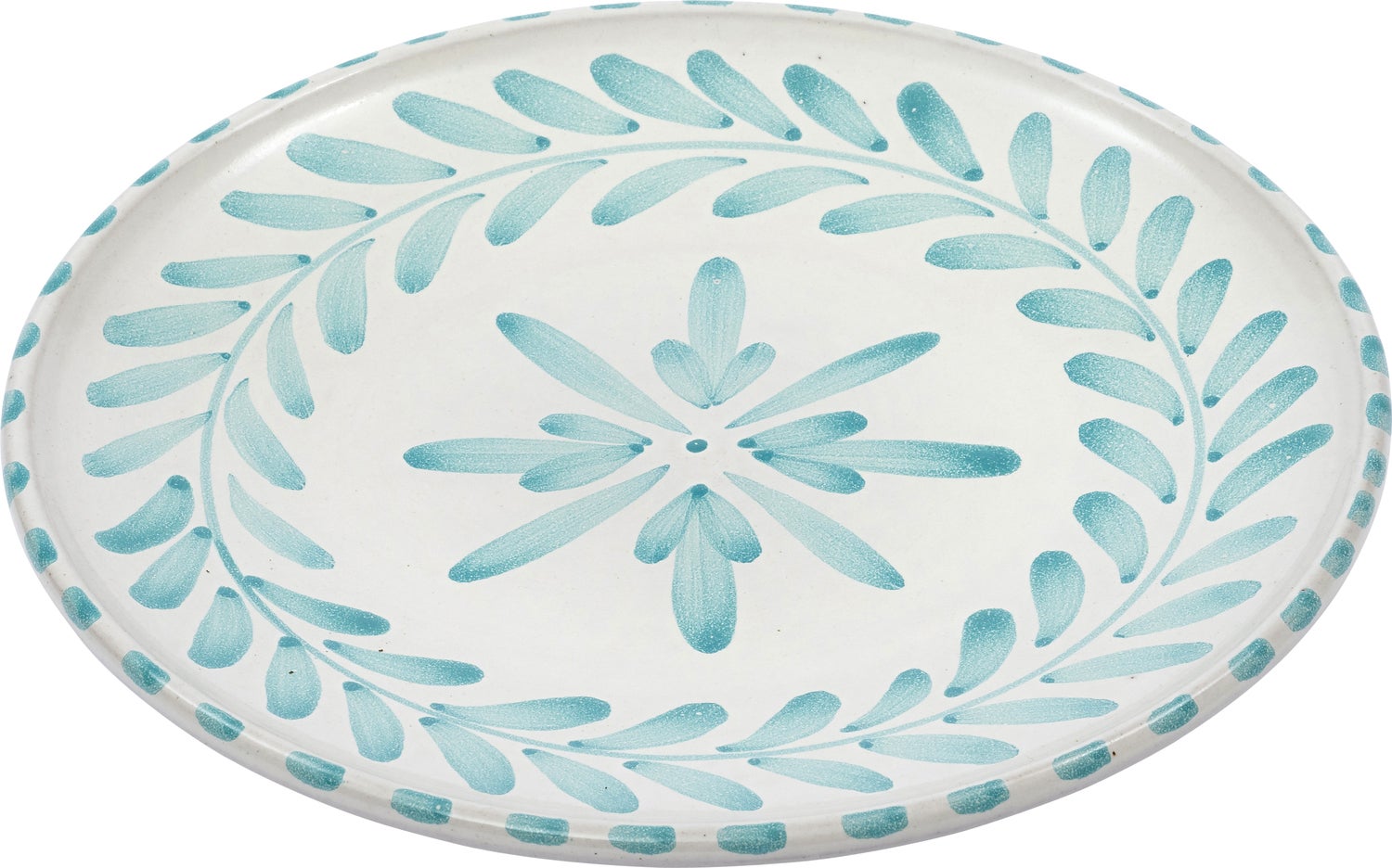 Intratuin ontbijtbord Bella turquoise D 21 H 1,5 cm