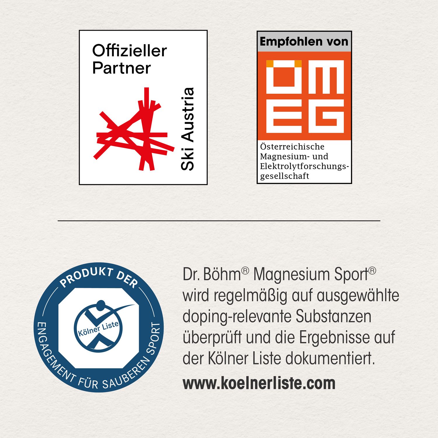 Dr. Böhm® Magnesium Sport® Sticks