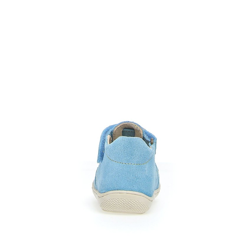 Naturino Naturino Cocoon Supersouple Bede sandales Suede bleu ciel