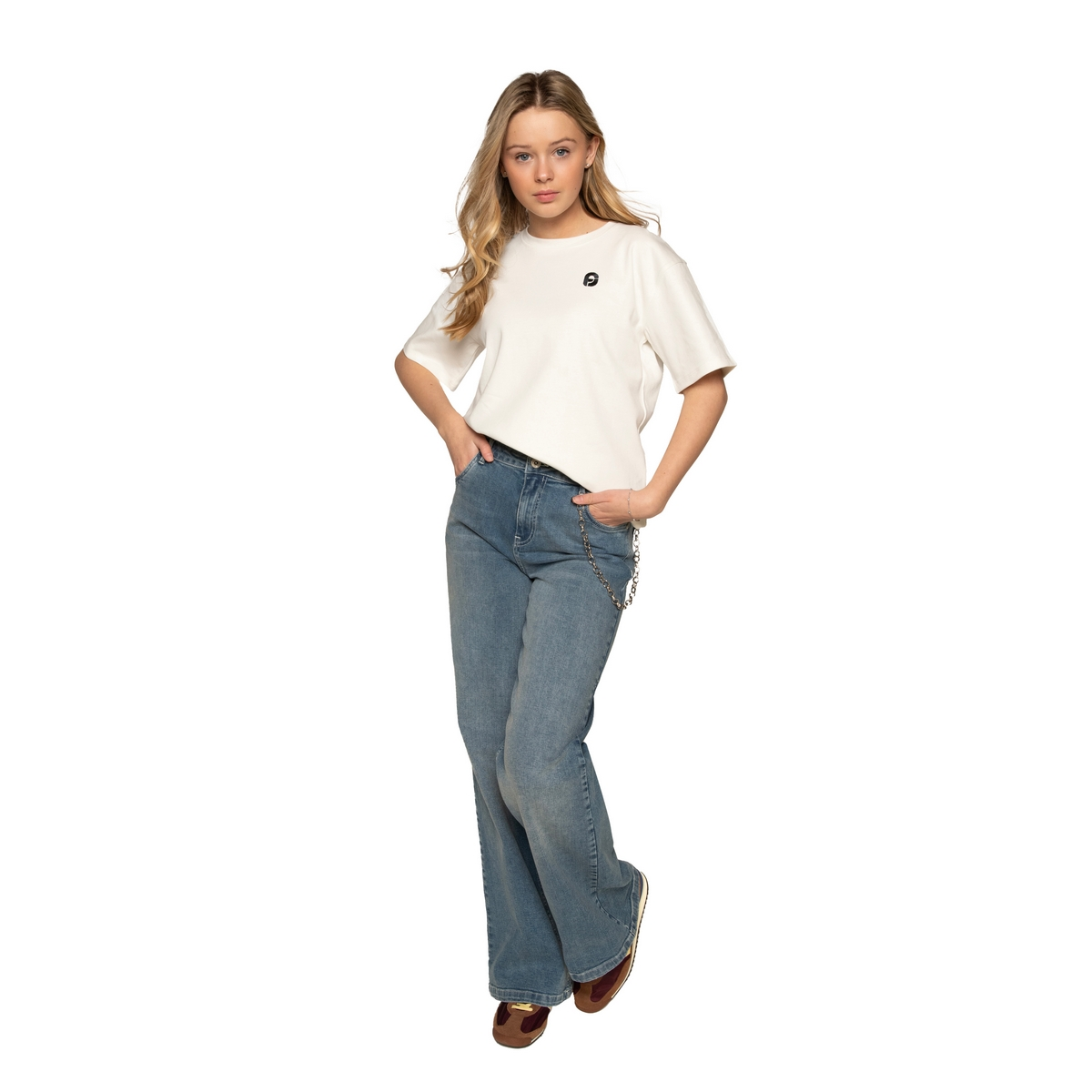 Meisjes Jeans Floren G Misty Rain