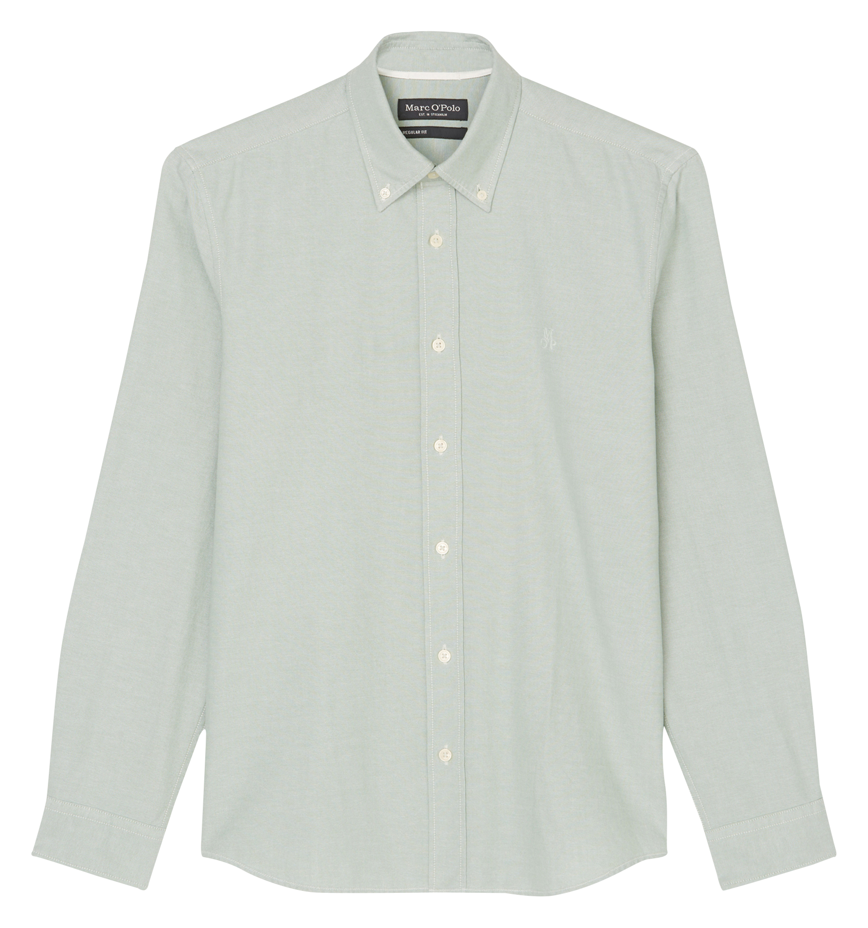 Chemise droite en coton | Vert