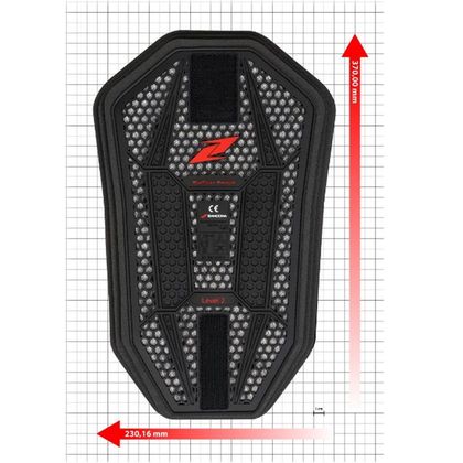 Dorsale Zandona ESATECH BACK INSERTS - 1 - Noir