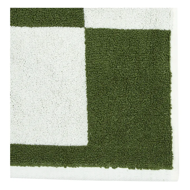 Hay Tapis de bain Check | Vert prairie