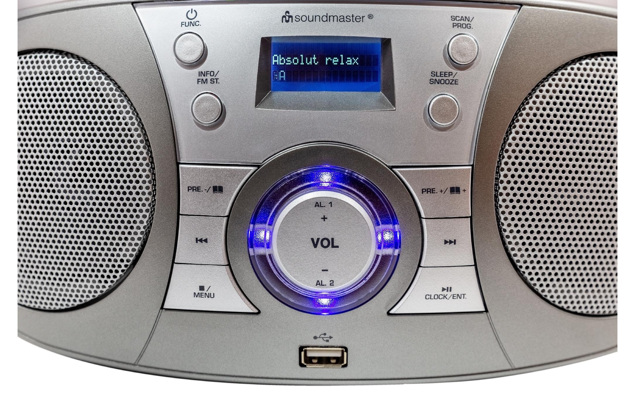 Soundmaster Digitalradio (DAB+) »SCD1800 Grau« ( Digitalradio (DAB+) | FM-Tuner )