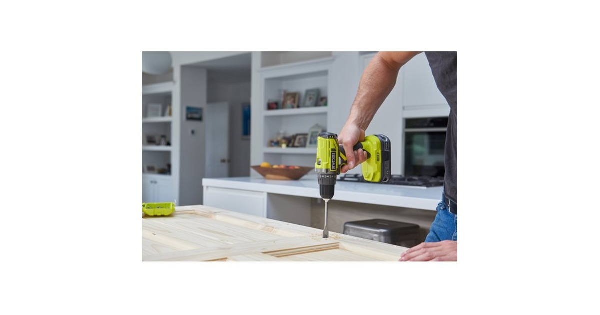 RyobiONE+ 18V Accu Boormachine R18DD2-0 schroeftol  (Groen/zwart, Accu en oplader niet inbegrepen)