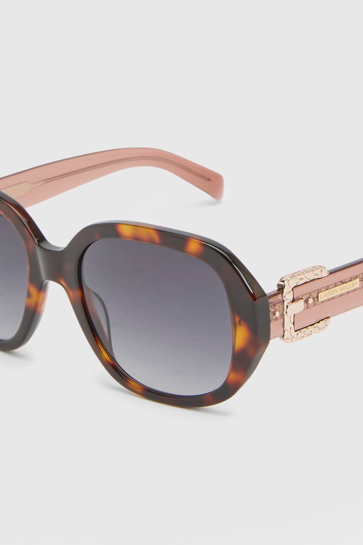 KarenMillen Lunettes De Soleil Arrondies Avec Détail Boucle