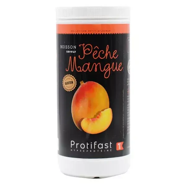 Bebida Protifast com Alto Teor de Proteína Sabor Pêssego e Manga - Pote de 500g