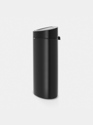 Touch Bin New afvalemmer, 40 liter, kunststof binnenemmer - Matt Black