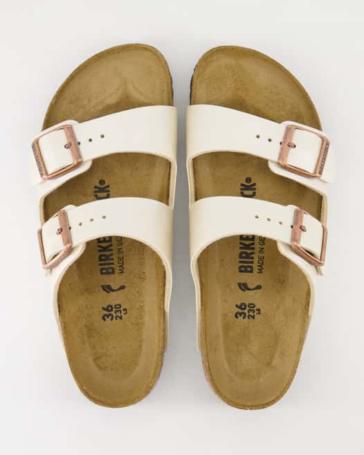 Birkenstock Arizona Pantoletten in Weiß