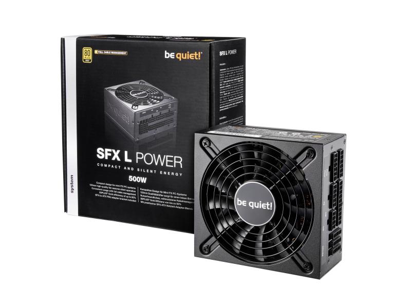 be quiet! Netzteil SFX L Power 500 W SFX-L-Netzteil für Mini ITX und kompakte Gaming-PCs