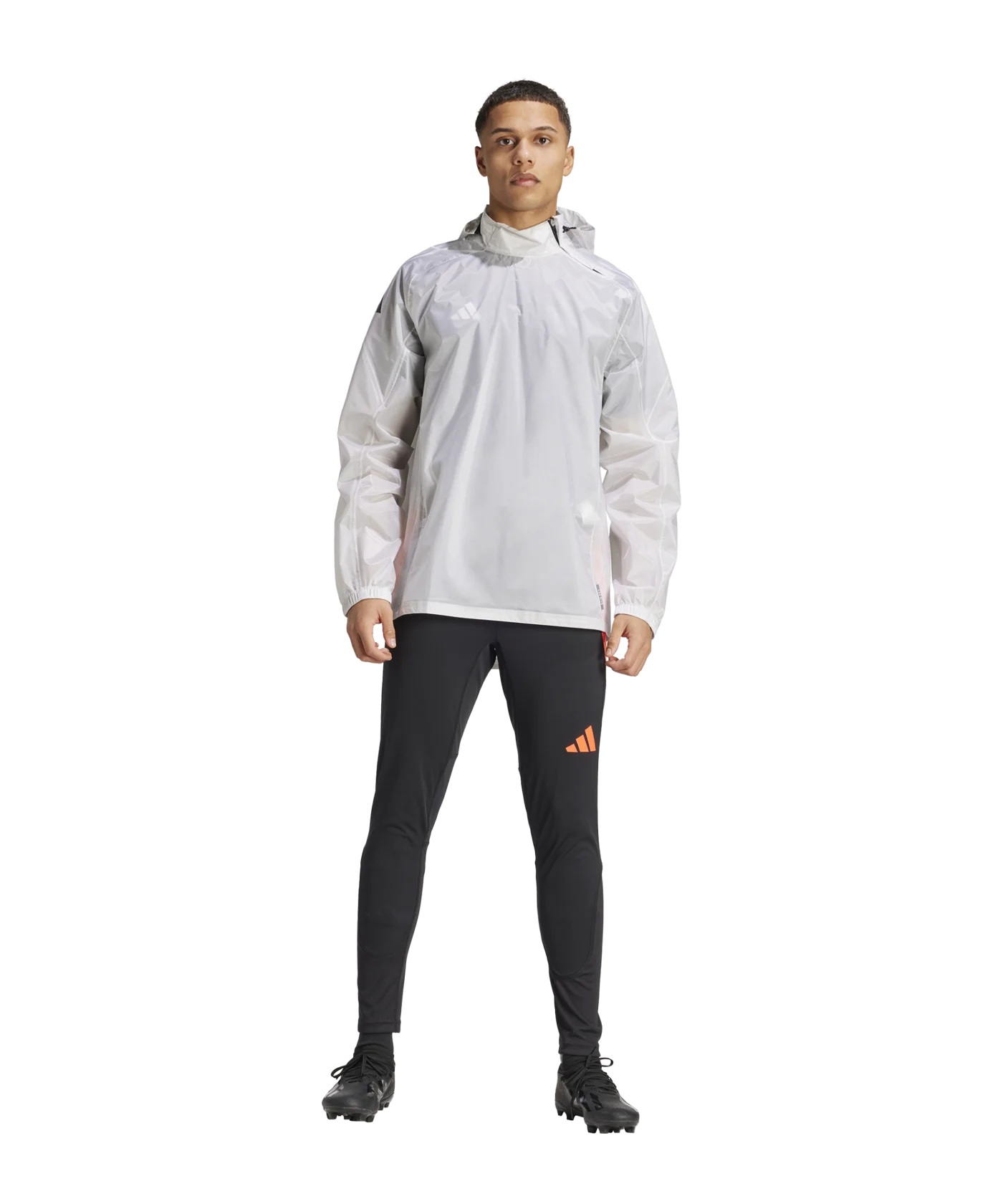 adidas Tiro 24 Pro Rain Sweatshirt Weiss Schwarz