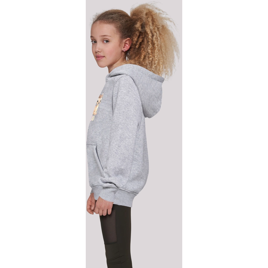 F4NT4STIC Hoodie  Bambi Watercolour Wasserfarben heather grey