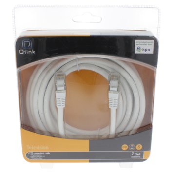 Q-Link FTP aansluitsnoer RJ45 5 meter KPN keur