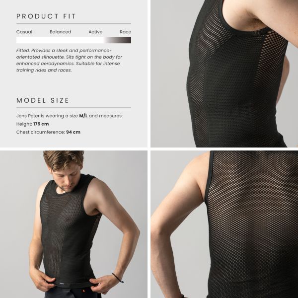 GripGrab PACR Overgangs Base Layer, Black
