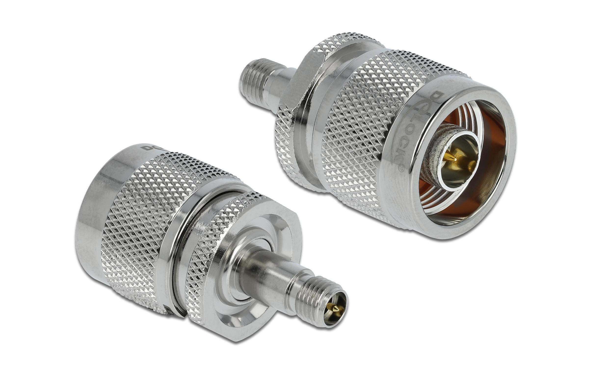 Antennenadapter N-Type Stecker (m) - RP-SMA Buchse (f)Delock Adapter N Stecker zu RP-SMA Buchse