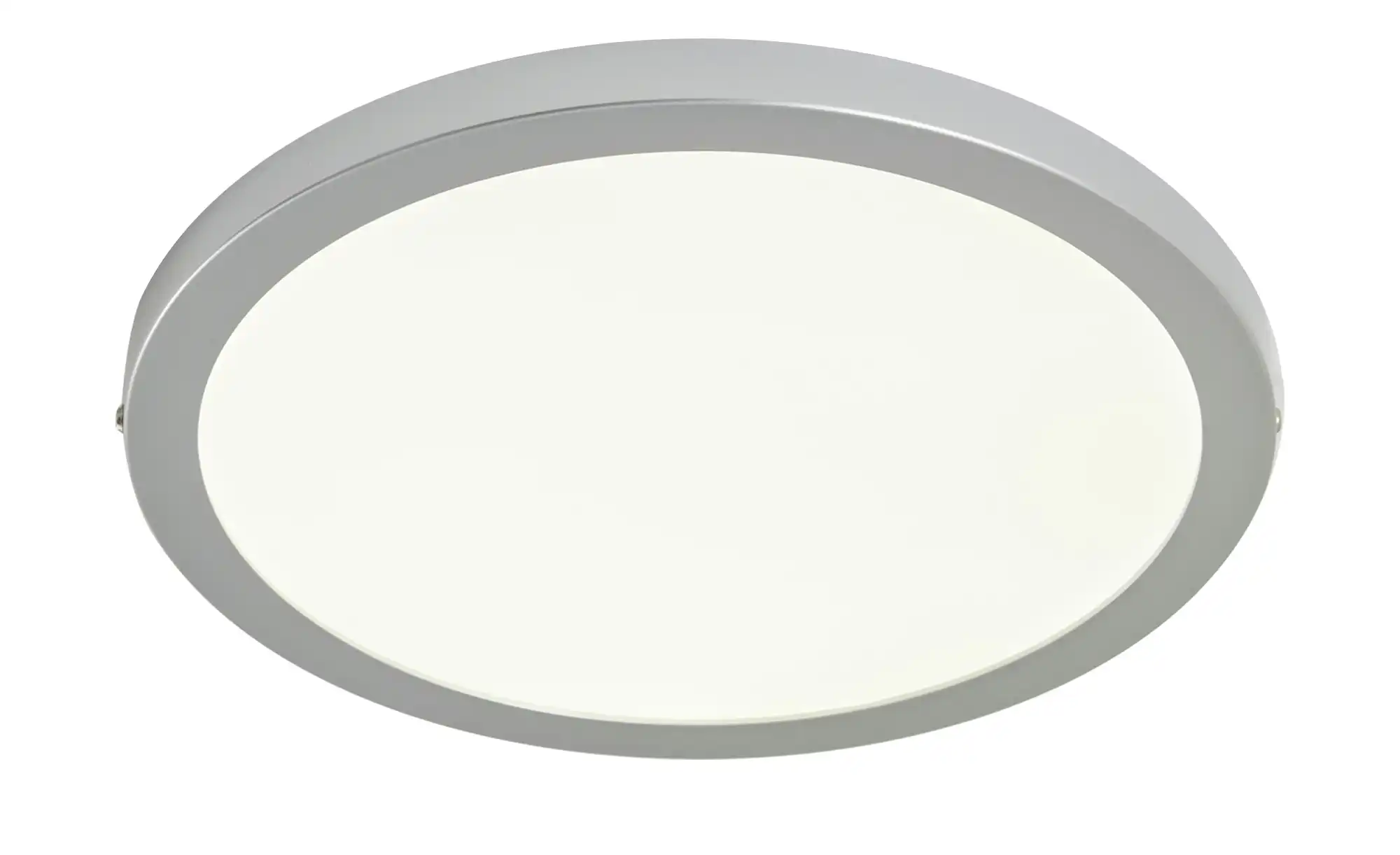 LED-Panel, chrom-matt, rund