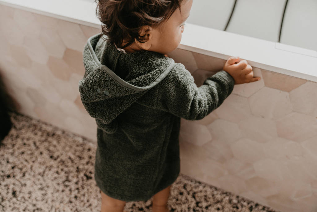 Snoozebaby badjas Dark Green