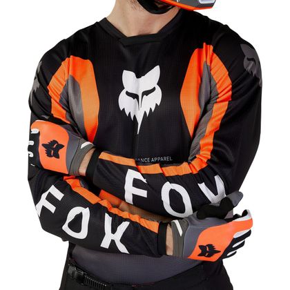 Maillot cross Fox 180 - BALLAST 2024 - Noir / Gris
