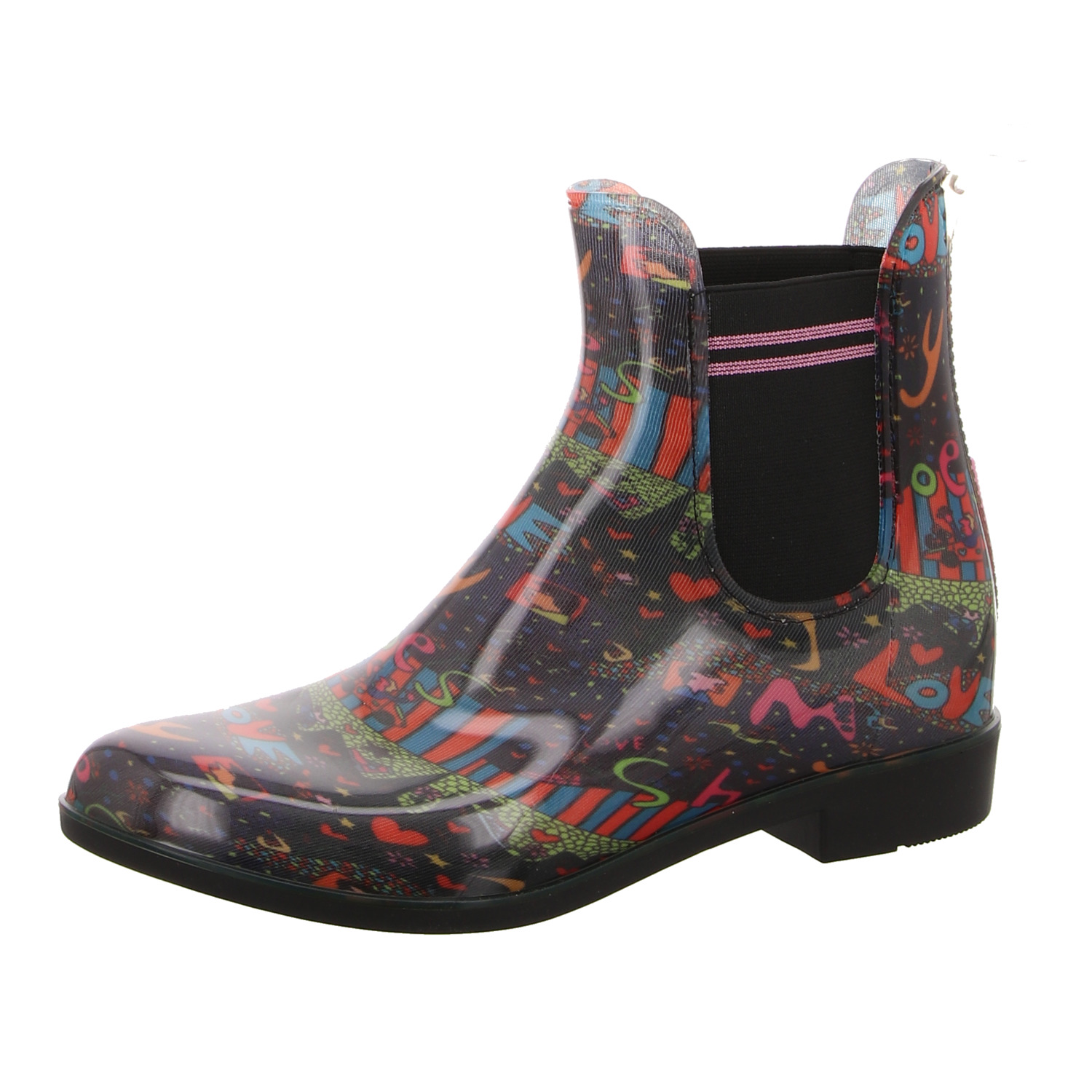 Dockers Gummistiefel schwarz schwarz