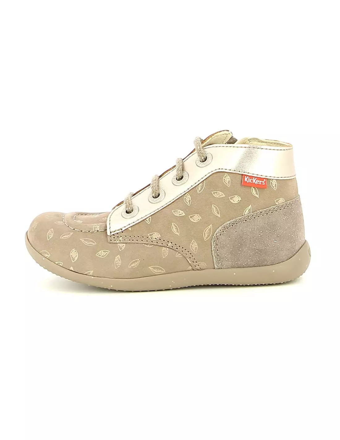 KICKERS BONZIP - Bottes Taupeorimprimé