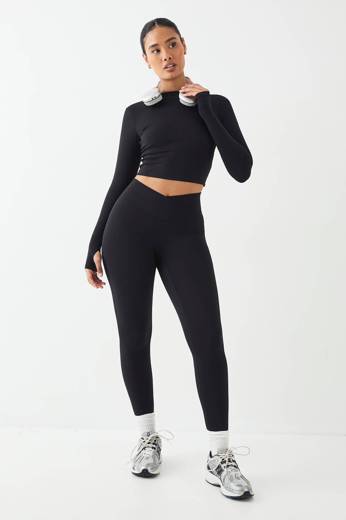 Legging Taille Haute Ultra Sculptant à Ceinture Nouée DSGN Studio