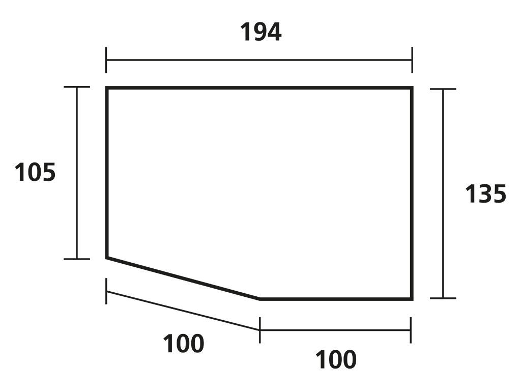 Obelink traagschuim Frans bed topmatras - 5 cm