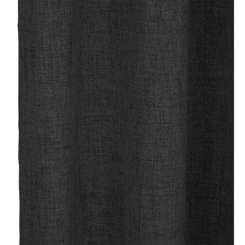 Rideau occultant effet chiné noir 140x240cm