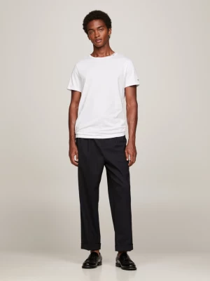 Camiseta Slim Fit com Gola e Logo