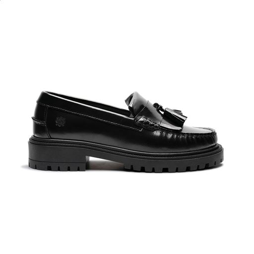 Playboy Footwear Lula Loafers, Black Polido, 39