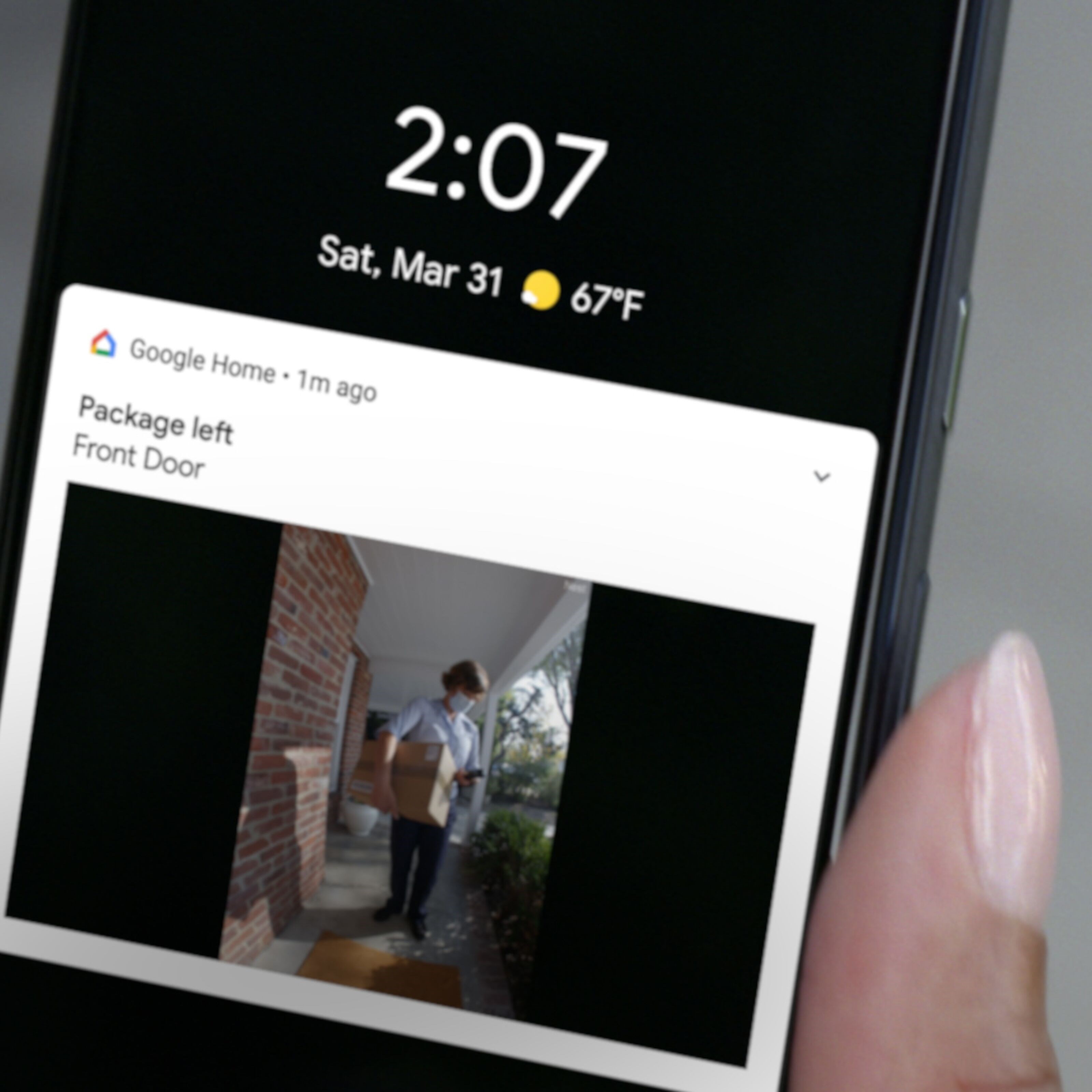 Google Nest Doorbell (batteri) Dørklokke med kamera