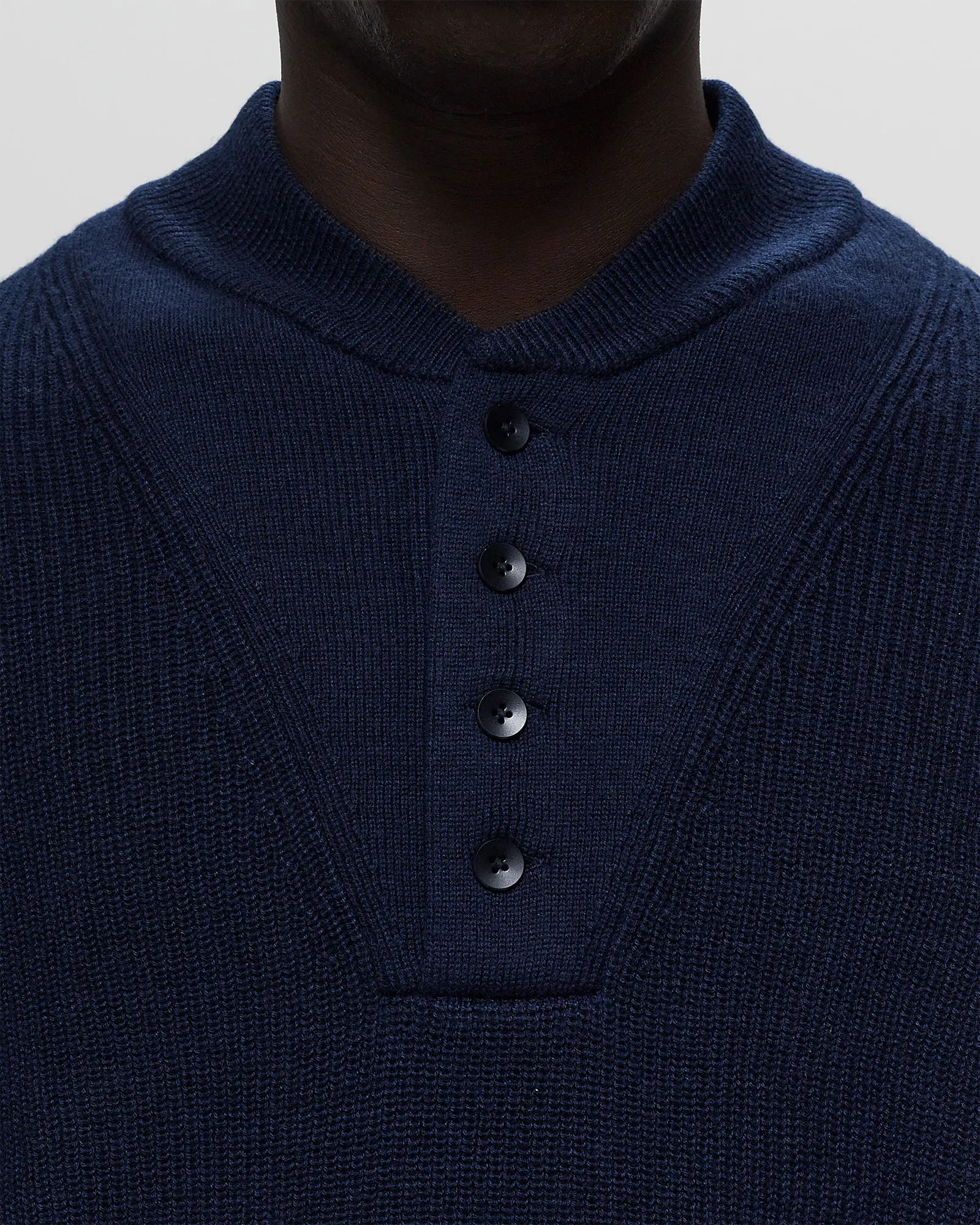 Nike LIFE LONG-SLEEVE MILITARY HENLEY JUMPER
