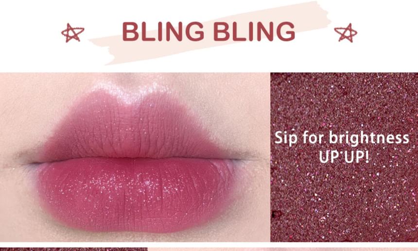 FLORTTE - Glitter Lip Cream - 3 kleuren (B01-3)