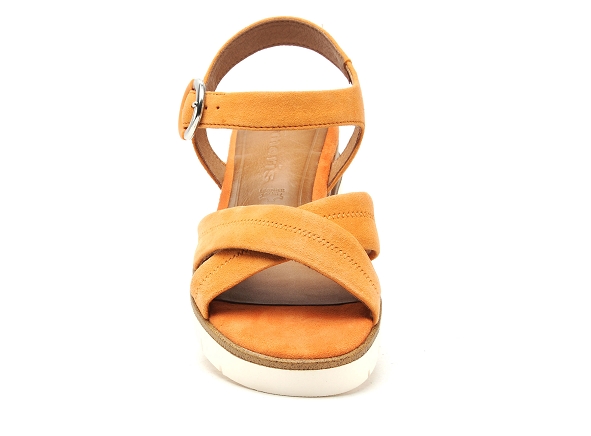 Tamaris nu pieds plats femme 28202 42 velours orange