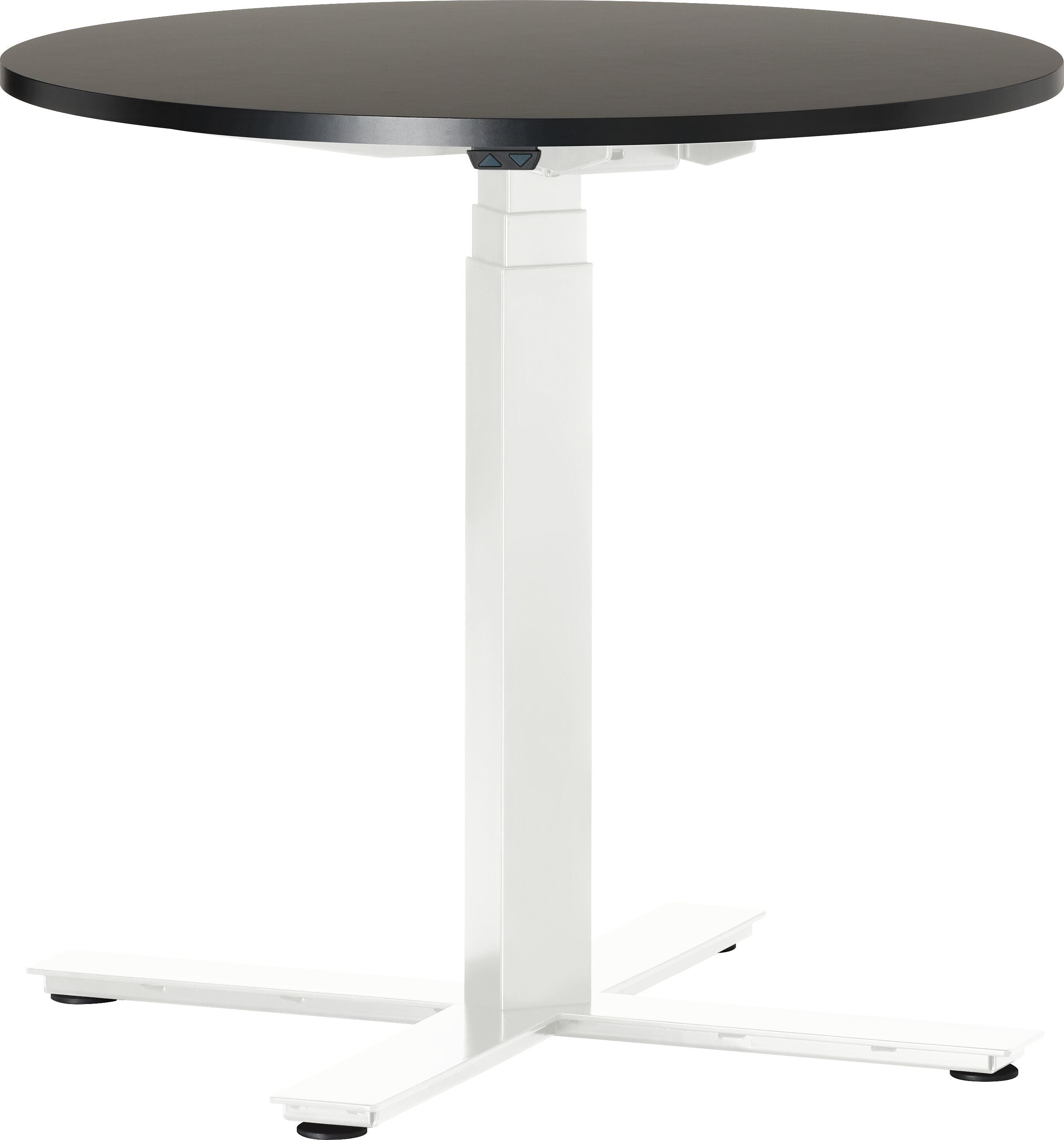 FLEXCUBE Besprechungstisch höhenverstellbar - Schwarz / H: 62.5 cm